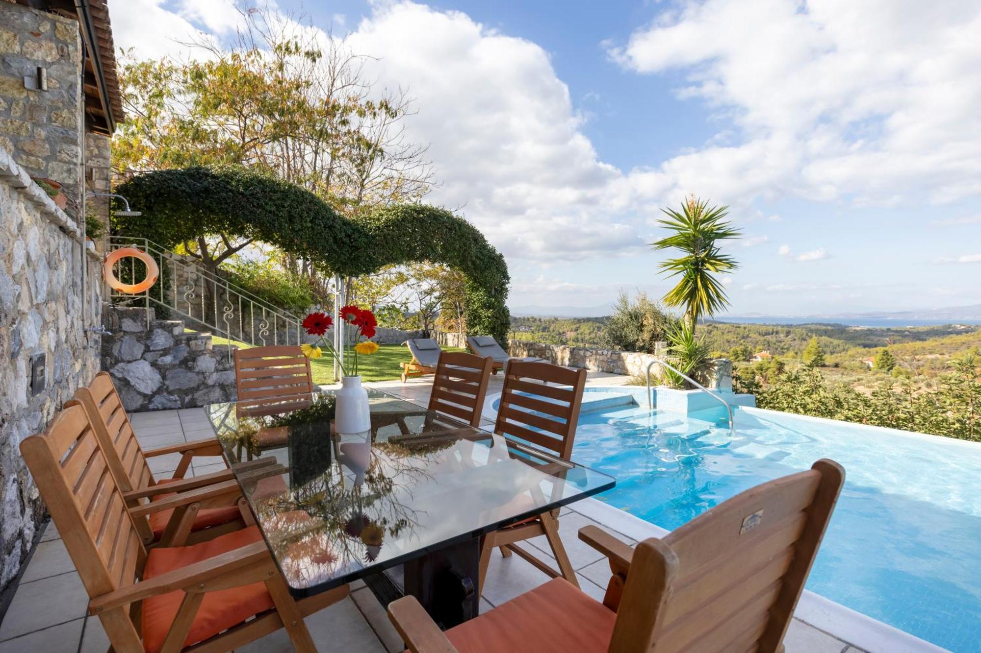 Villa Marrone Splendid Seaview Markopoulon Oropou Exterior photo
