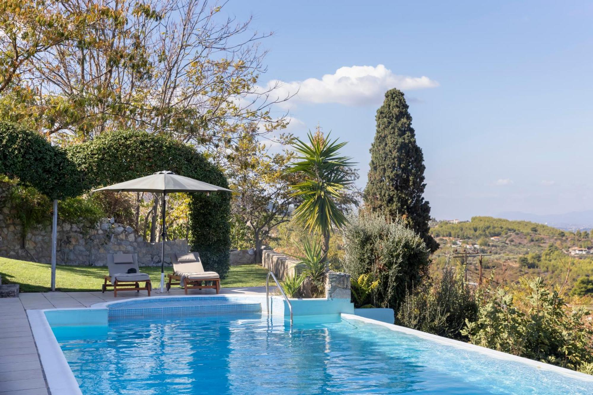 Villa Marrone Splendid Seaview Markopoulon Oropou Exterior photo