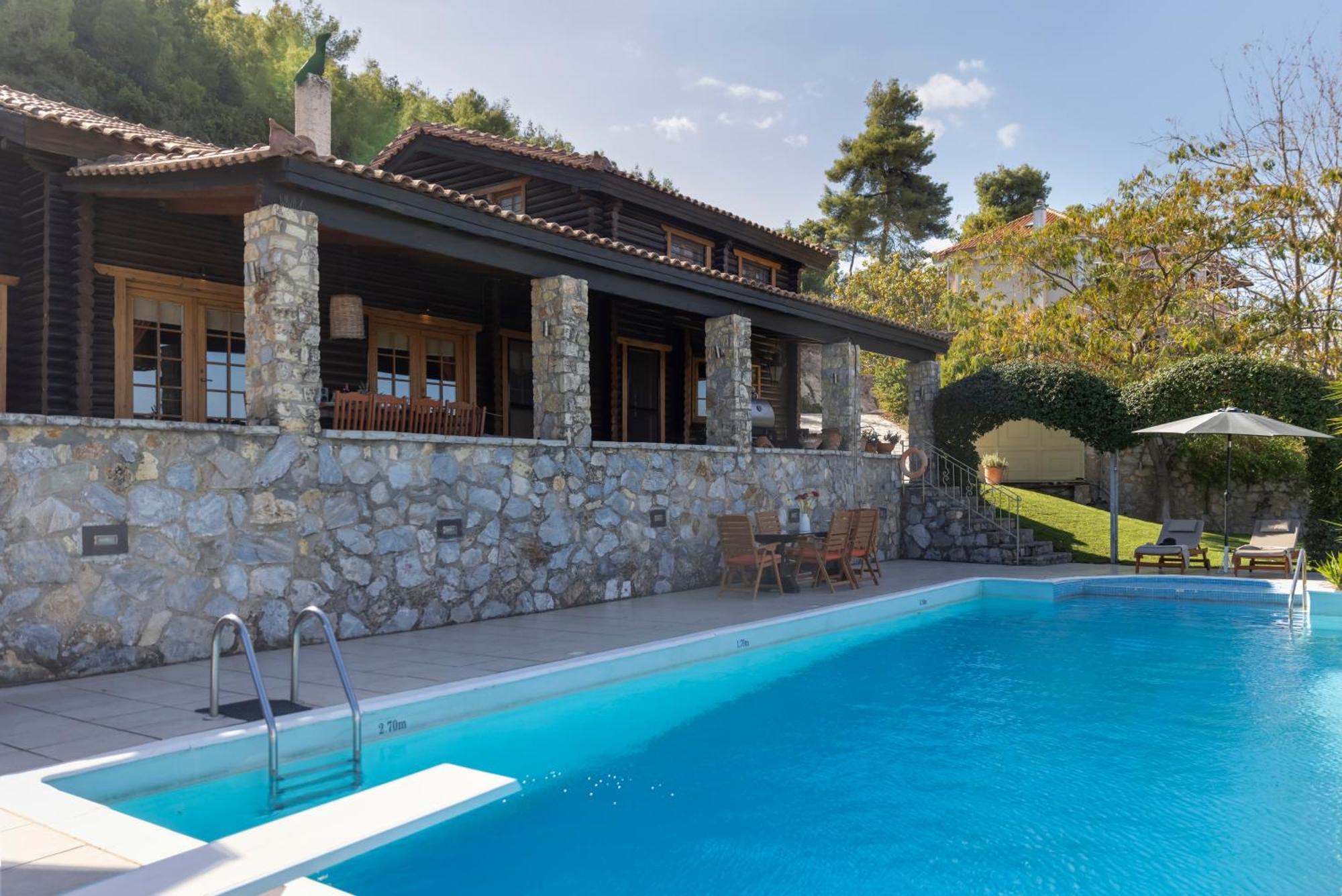 Villa Marrone Splendid Seaview Markopoulon Oropou Exterior photo