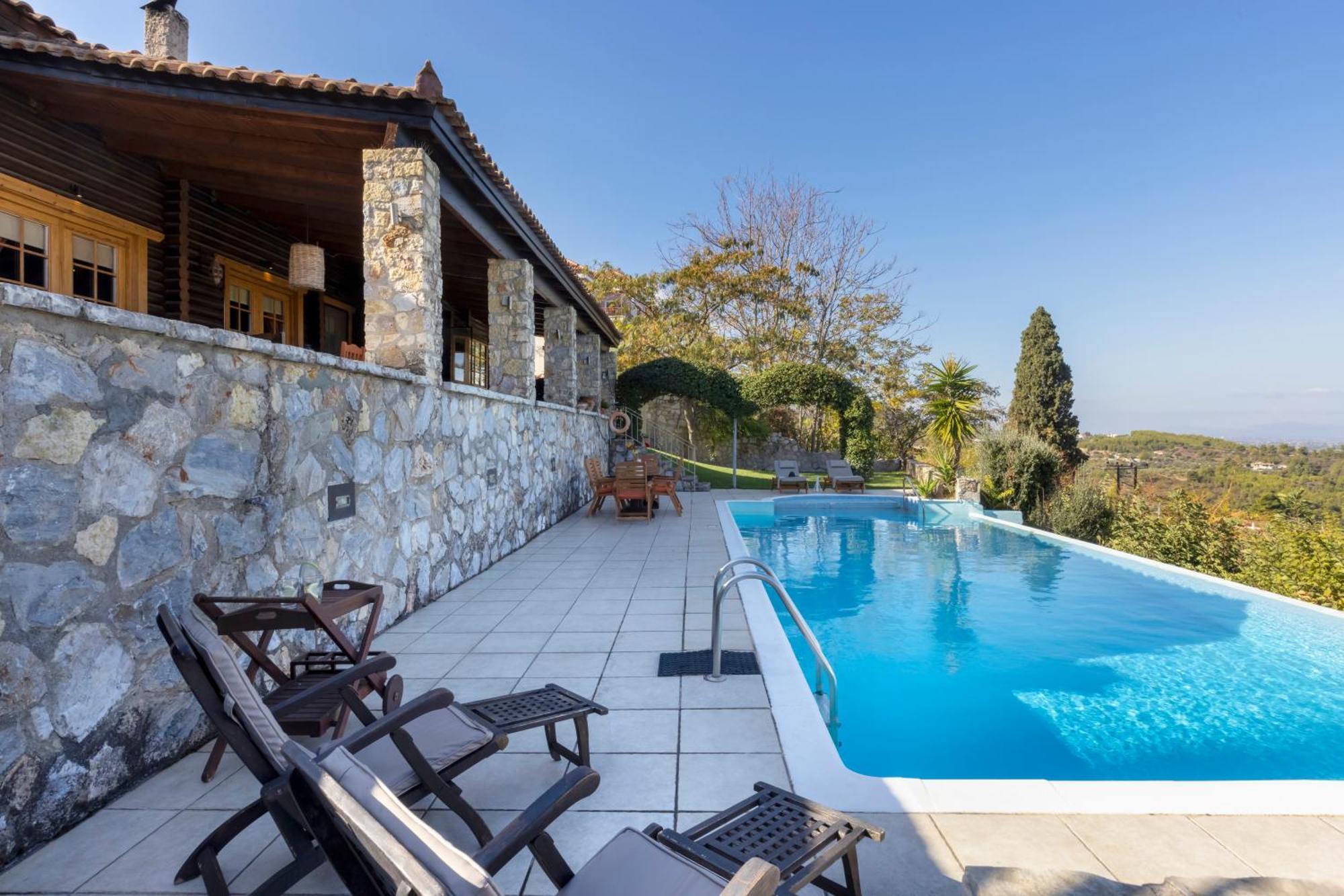 Villa Marrone Splendid Seaview Markopoulon Oropou Exterior photo