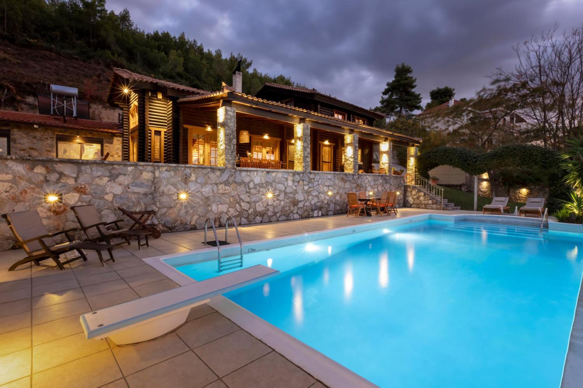 Villa Marrone Splendid Seaview Markopoulon Oropou Exterior photo
