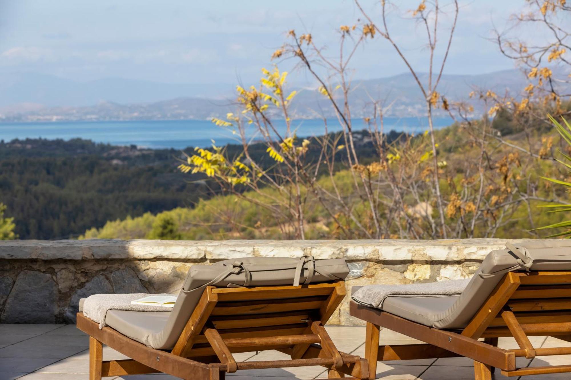 Villa Marrone Splendid Seaview Markopoulon Oropou Exterior photo