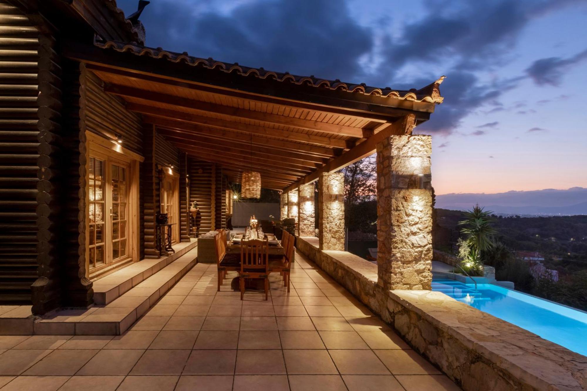 Villa Marrone Splendid Seaview Markopoulon Oropou Exterior photo