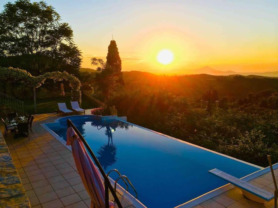 Villa Marrone Splendid Seaview Markopoulon Oropou Exterior photo